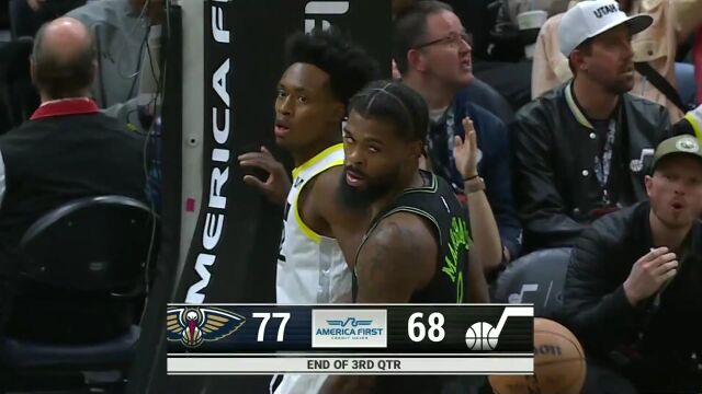 凯斯勒排球大帽 塞克斯顿压哨上篮稳稳命中