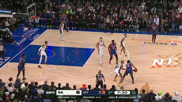 配合无间！布伦森突破吸引包夹找到机会 米罗拍马赶到空接扣进