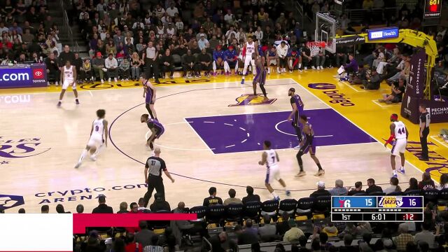 湖人队史单季三分王！拉塞尔命中赛季第184记三分