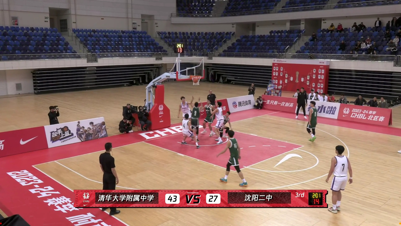 久旱逢甘霖!沈阳二中反击锁定队友 蒋祺禹追身出手三分命中