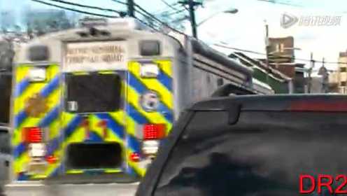 视频: 美国警车、消防车、救护车出警合集