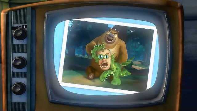 熊出没光头强自己被打扮成水怪上电视了糗大了