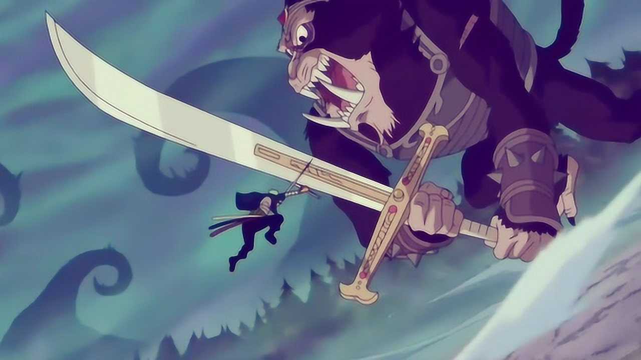 海贼王出现2把黑刀狒狒王拿的才是大快刀鹰眼实力深不可测