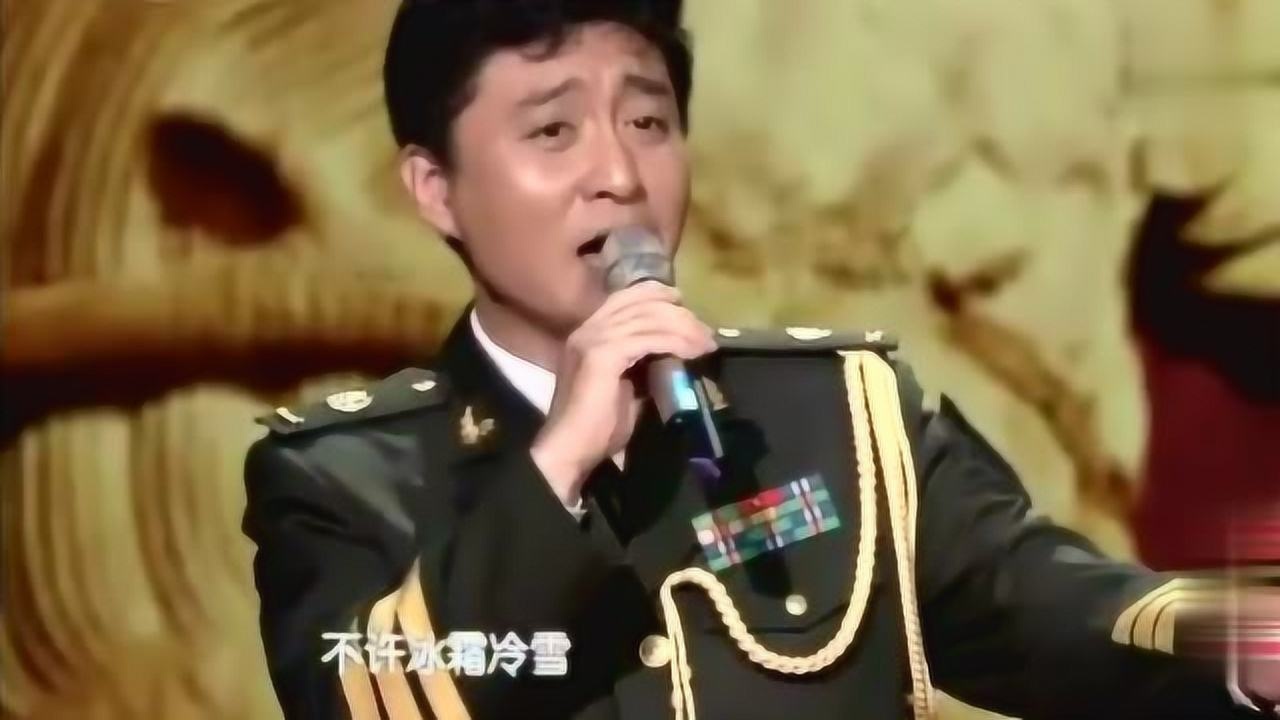歌曲《绿色军衣》演唱：周炜，央视周炜专场，好听极了_高清