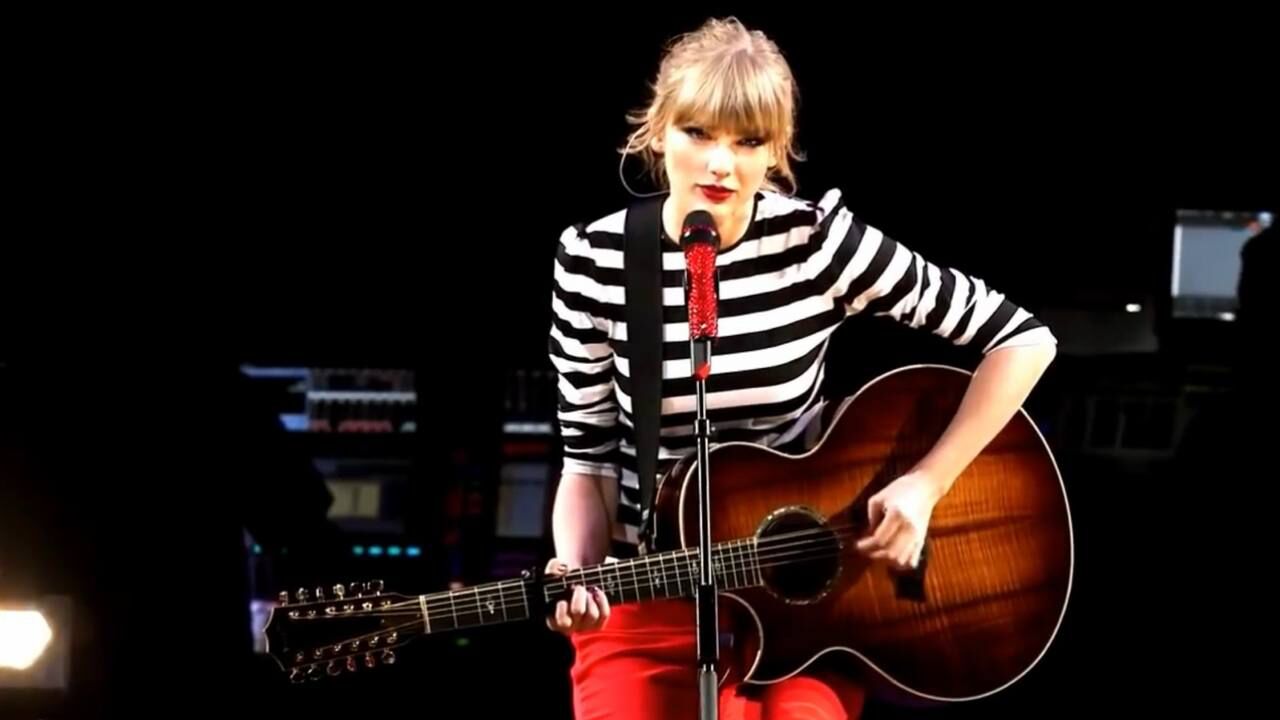 霉霉taylorswift弹吉他进化史弹吉他的霉霉最美