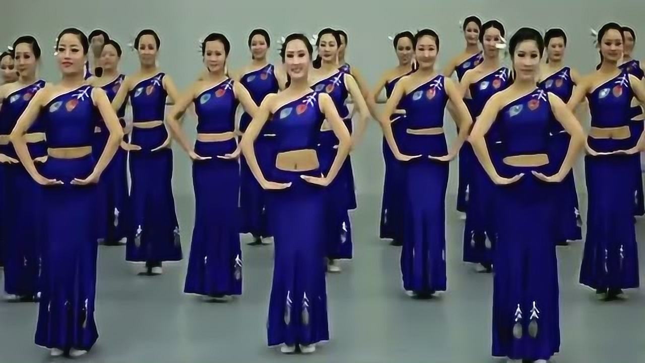 傣族舞起伏动律与步伐训练组合精美教学视频美爆了