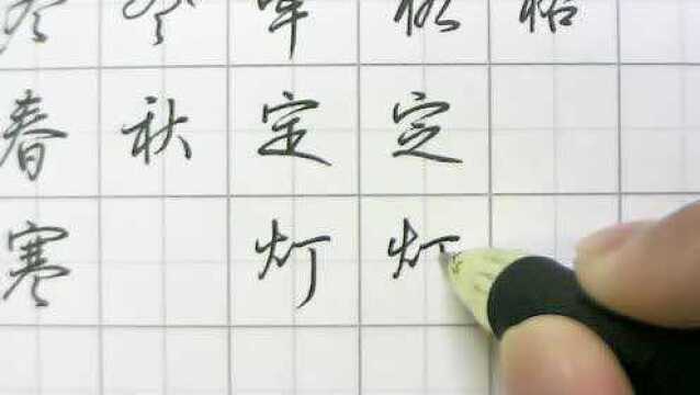 行书书写规则与特点_腾讯视频