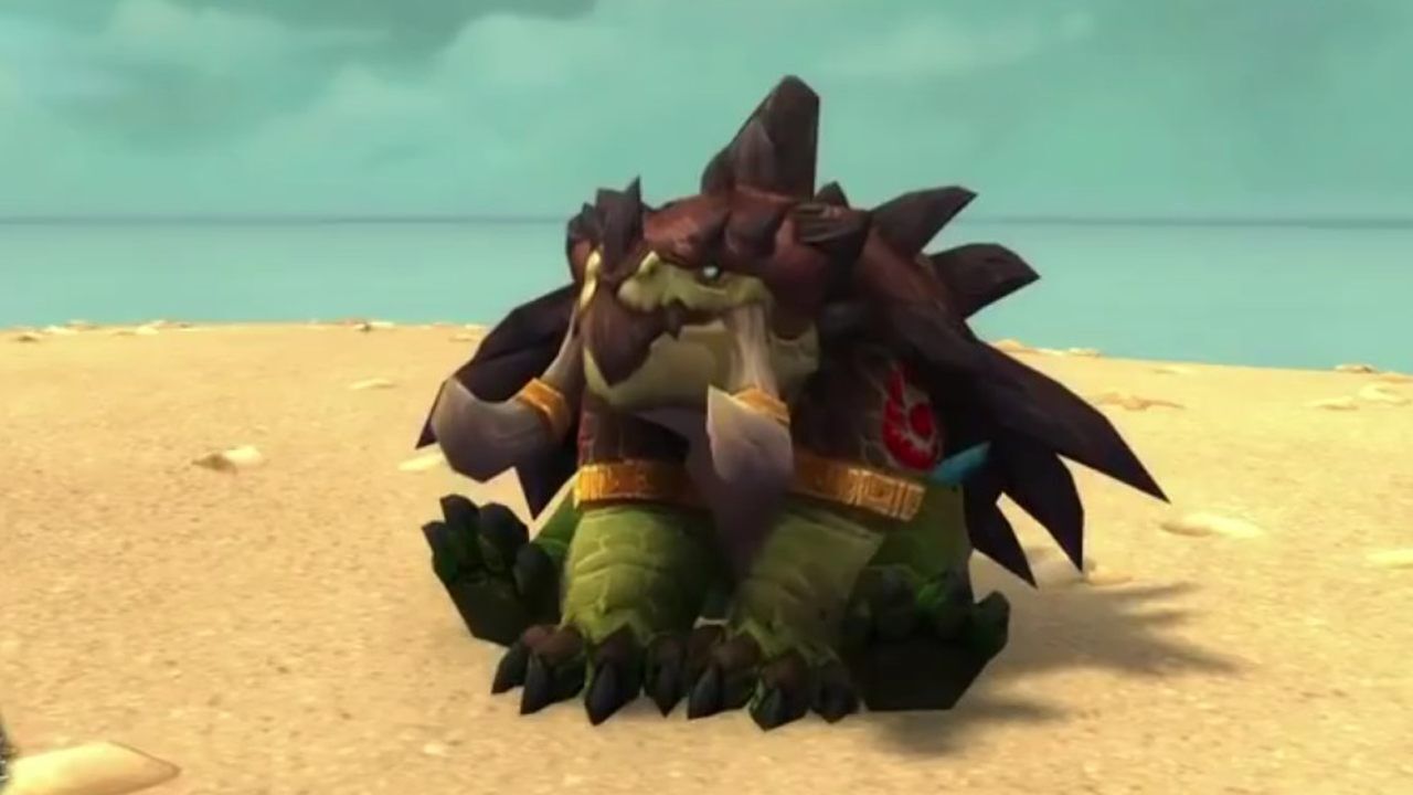 魔兽世界80赞达拉巨魔德鲁伊猫形态和熊形态视频丑萌丑萌的