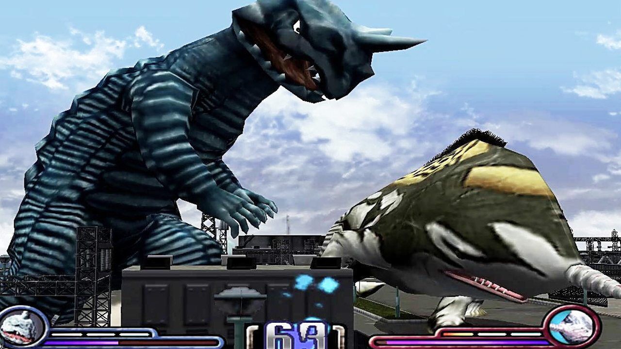 奥特曼游戏 恐龙盖欧扎克vs地中鲨_腾讯视频