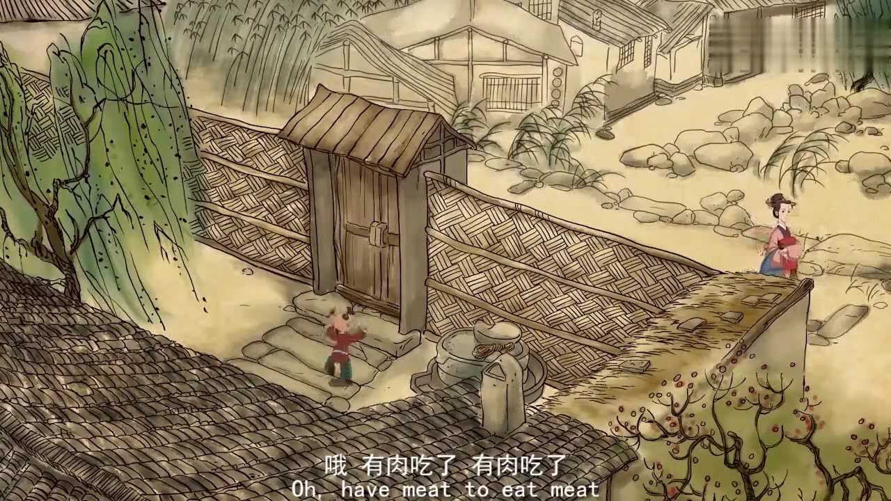 中华古代诚信故事-曾参教子_高清