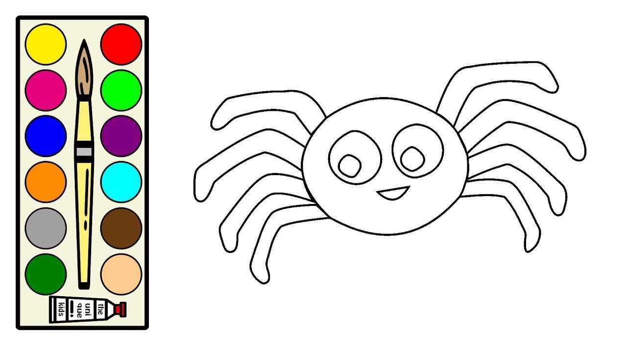 蜘蛛图画大全儿童绘画图片