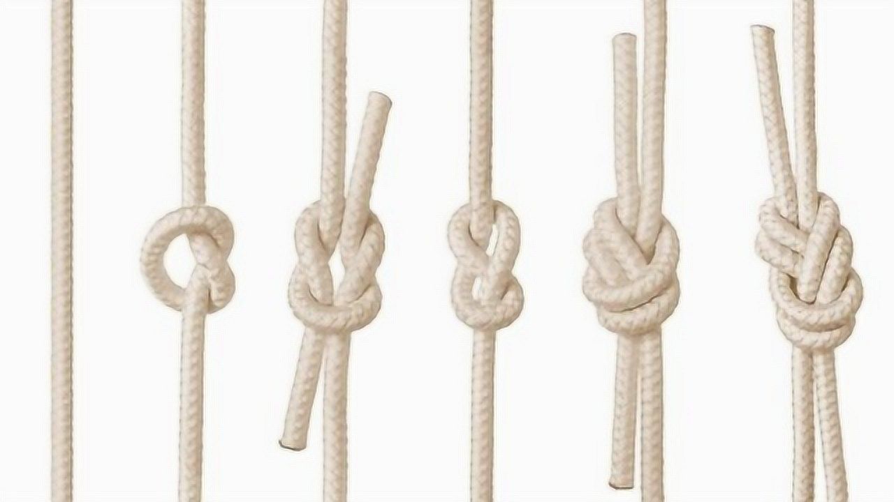 一生受用的绳子打结系法学会了能解决生活中很多麻烦事
