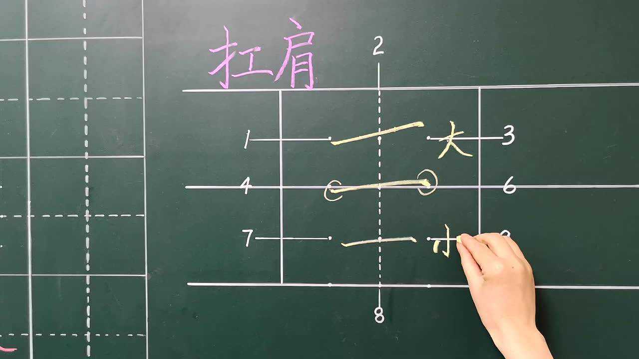 少儿硬笔书法——扛肩_腾讯视频
