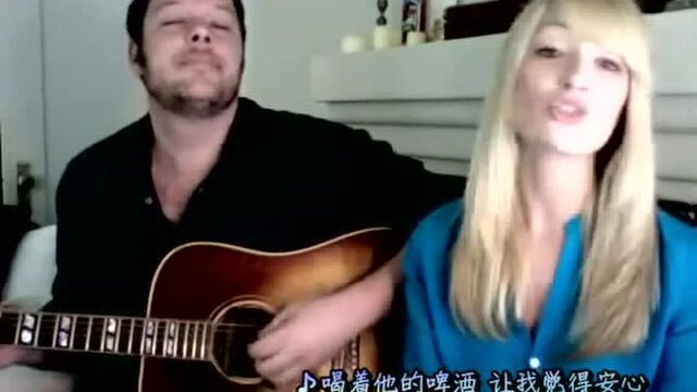 《破产姐妹》主演Beth Behrs和老公在戏外的甜蜜生活