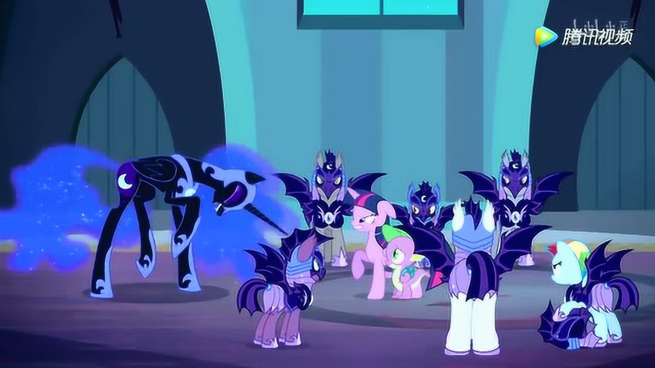 小马宝莉梦魇之月把月亮公主关到了月亮上