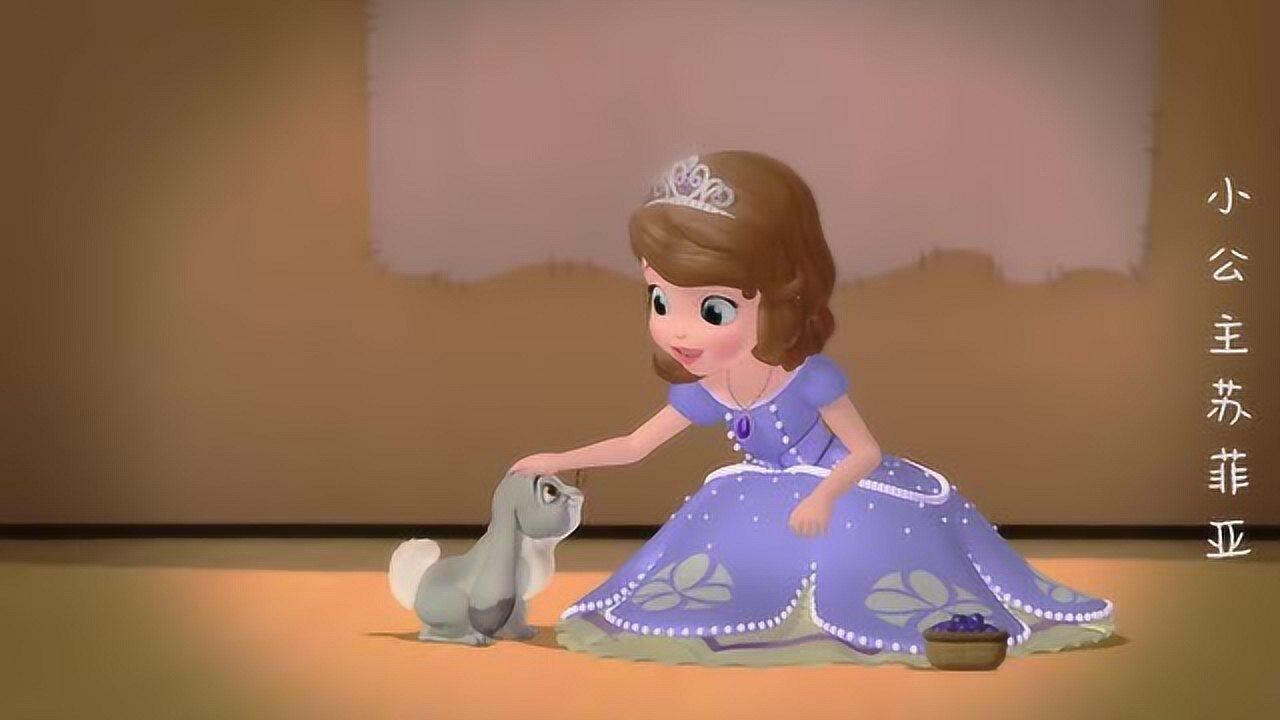 小公主苏菲亚小兔子有趣的表演得到了大家得喜欢