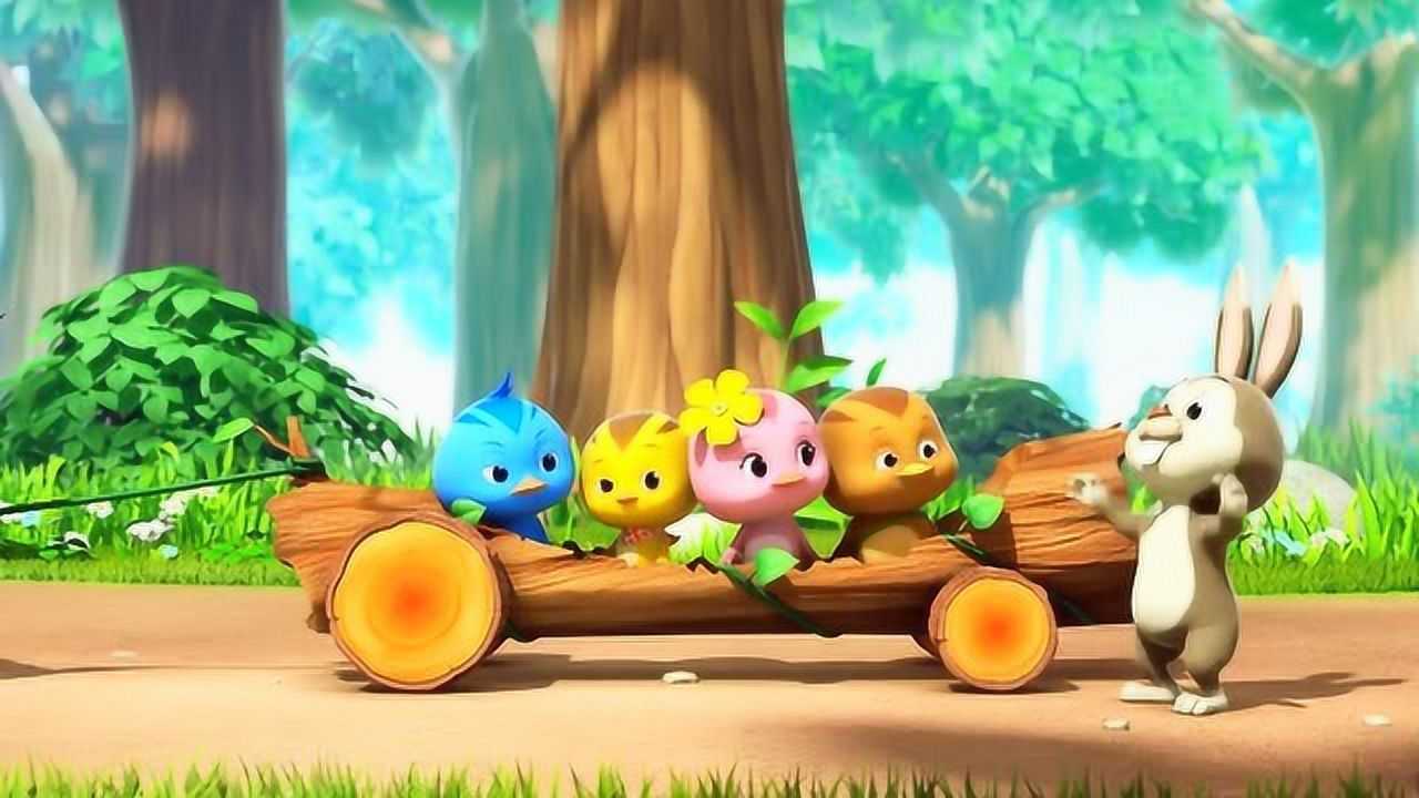 萌鸡小队趣儿歌 第2集 火车过山洞