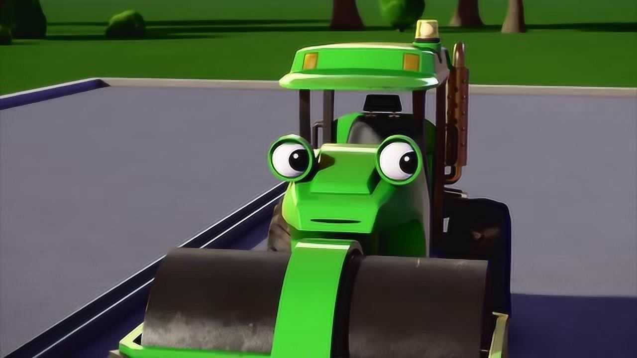 巴布工程师系列卡通合集巴布工程师压路机萝莉做事情追求完美