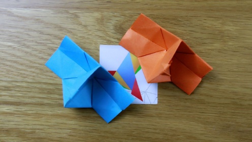 折纸照相机，简单好玩的照相机折纸，折纸教程