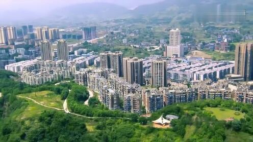 邻水离重庆主城最近的县城,10年间全城高楼林立