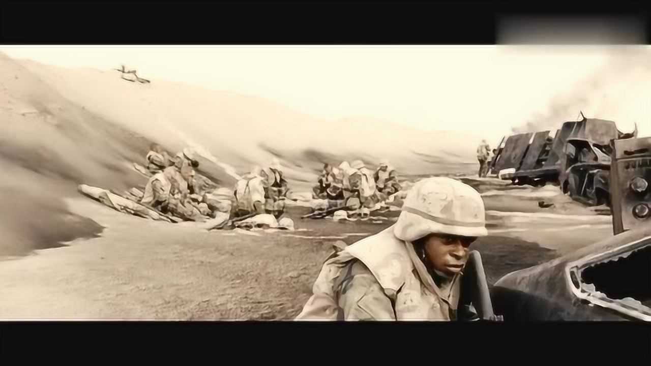 海湾战争中的骇人一幕,沙漠公路里到处是烧焦的尸体,焚毁的汽车