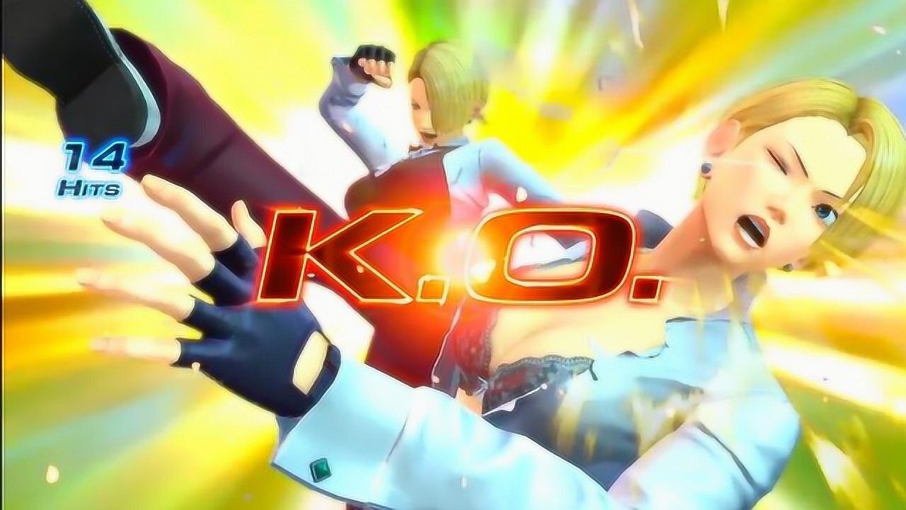 拳皇14最佳陪练为什么是king小姐姐凭借爆衣特效当之无愧