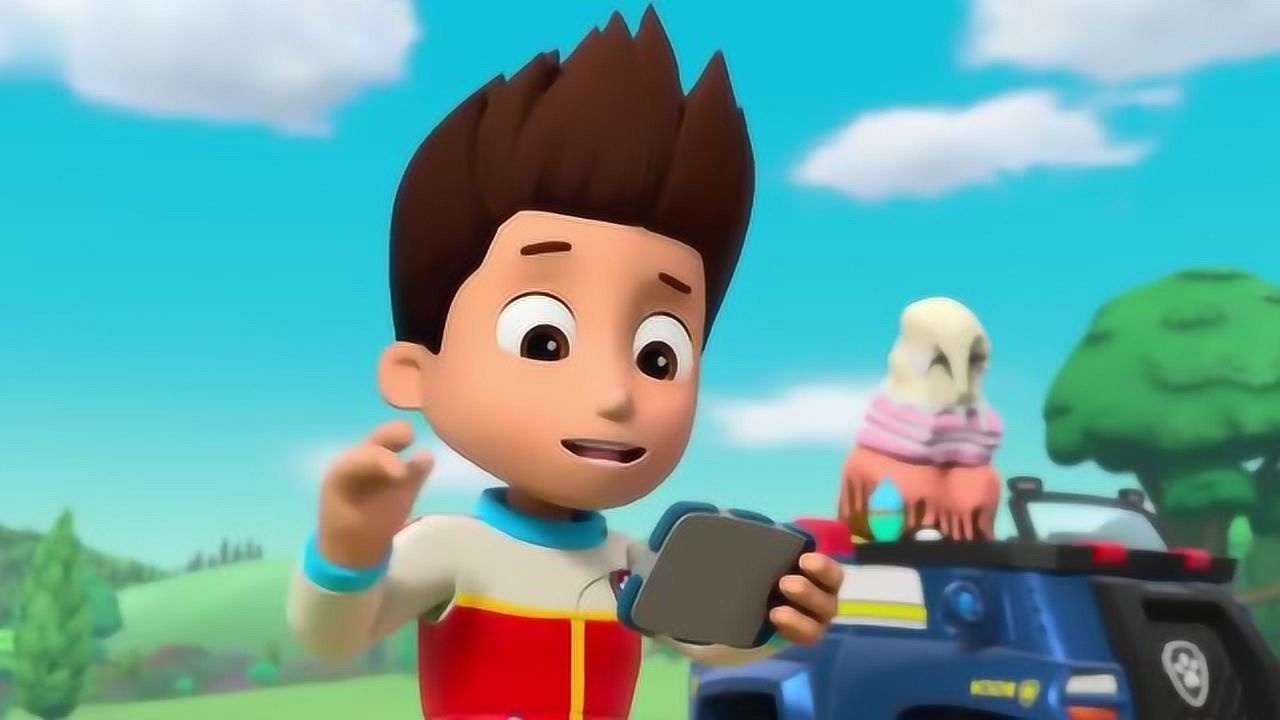 汪汪队立大功 天天直升机的风会把汽球吹跑,莱德有个好主意!