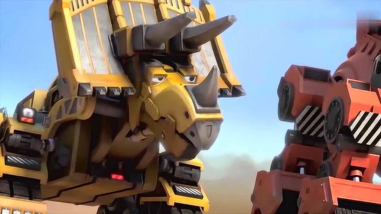 钢铁战车动画片,地下钻机大战挖掘机