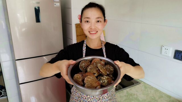 扇贝最简单美味的做法,饭店1盘卖48元,在家10元做1大盘,太馋人