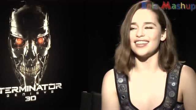 龙妈Emilia Clarke杠铃般的笑声合集,眉毛可以说是