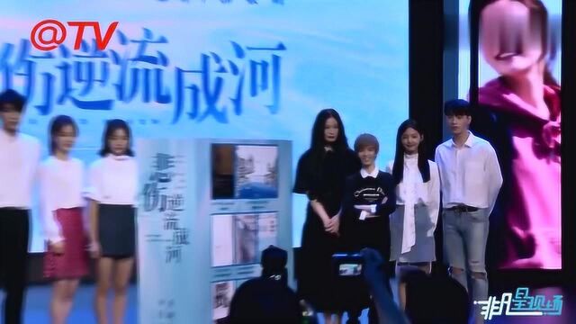 电影《悲伤逆流成河》主创齐亮相 郭敬明“犀利吐槽”主演赵英博