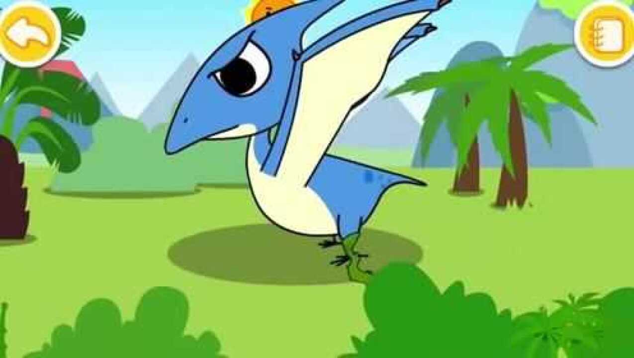 宝宝巴士风神翼龙喜欢吃肉它可以在天上飞翔其他恐龙比不了的