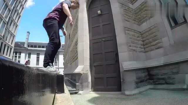 美国杰西PARKOUR IN MONTREAL OUCH