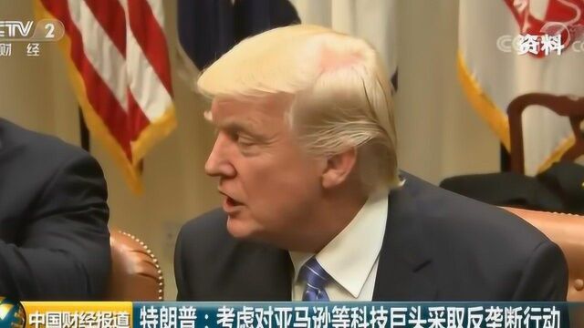 特朗普:谷歌是美国公司 犯错误了该由我们自己惩罚 而不是欧盟