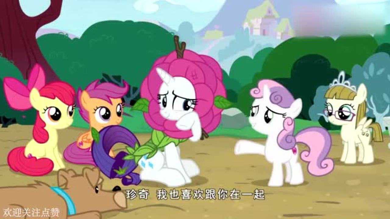 《小马宝莉友谊的魔力7》精彩合集_小马宝莉7：珍奇头上戴的花太不符合她风格了，她们这是在做什么_少儿_动画片大全_腾讯视频