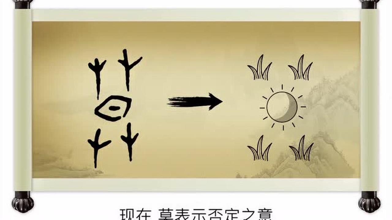 "莫"字演变动画_腾讯视频