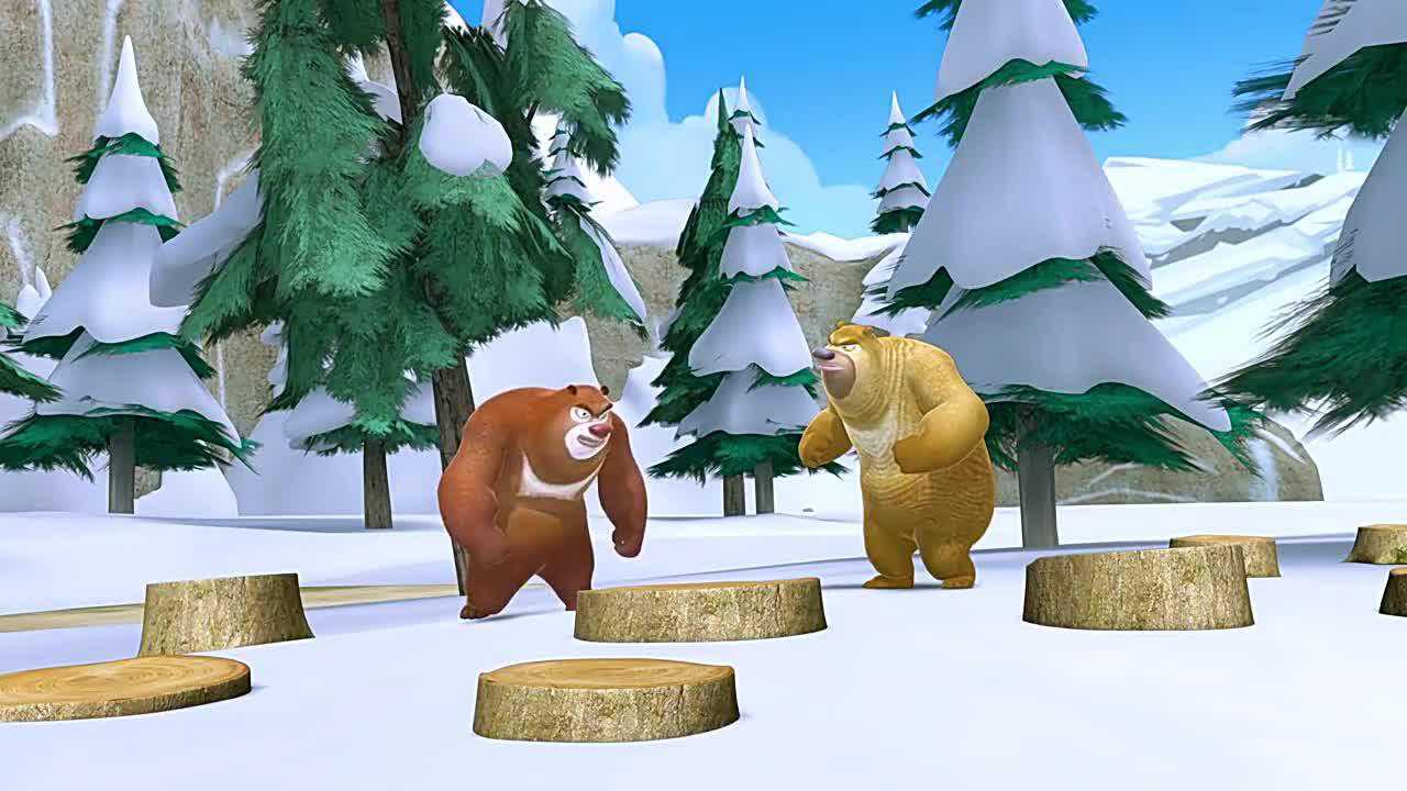 光头强装修小能手把家里刷的焕然一新熊大熊二又来捣乱了