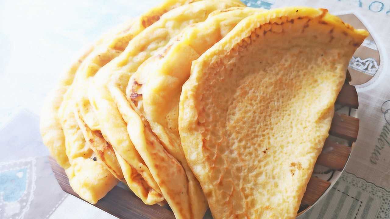 妈妈经常做的饼折,做法简单味道和小时候一样,早餐不用吃油条了