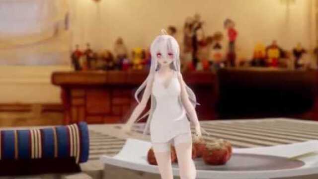 MMD精选纯白OL弱音Haku超Real高萌小姐姐