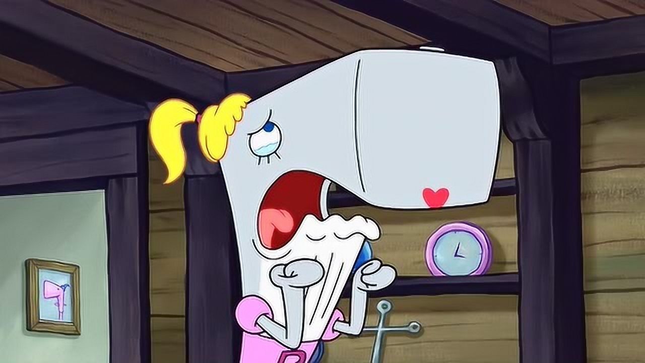 海绵宝宝第九季:蟹老板给珍珍找了新妈妈,珍珍崩溃大哭!