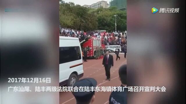 广东陆丰召开宣判大会 10人因制贩毒被执行死刑