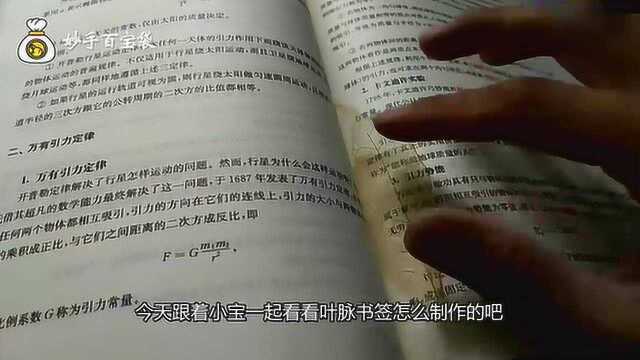 手把手教你做一片漂亮的叶脉书签,闺蜜打开一看乐开了花