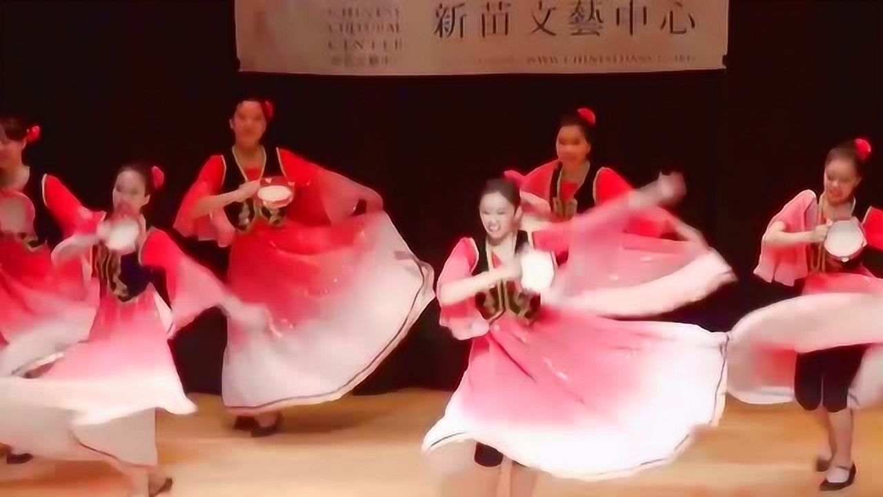 独具特色的新疆手鼓舞，目不转睛的看了好几遍_高清
