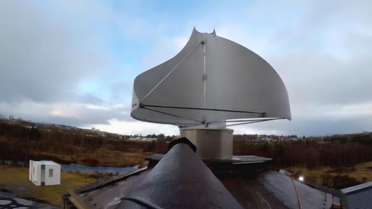冰岛发明新型风力发电机,涡轮的造型,能抵挡180公里的风速!