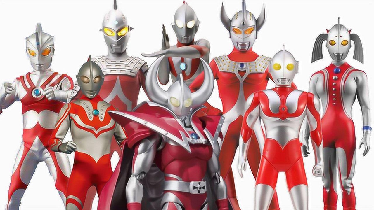 咸蛋超人公仔全系列奥特之父召唤7位超厉害奥特曼围攻贝利亚