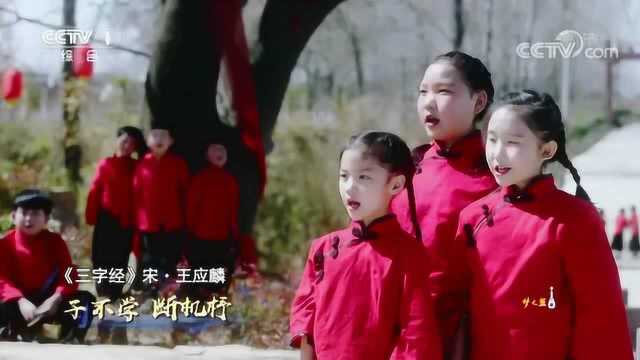 台风少年团张学礼经典咏流传演唱 《三字经》