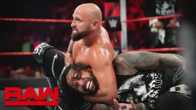 RAW1353期: 乌索兄弟双人超级踢命中盖洛斯 安德森场外吃飞扑