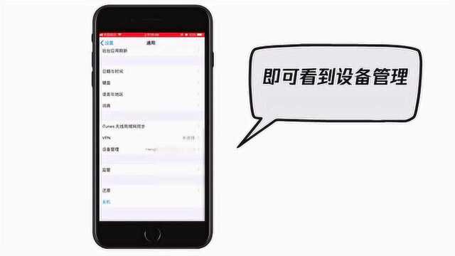 iphone的设备管理在哪里查看