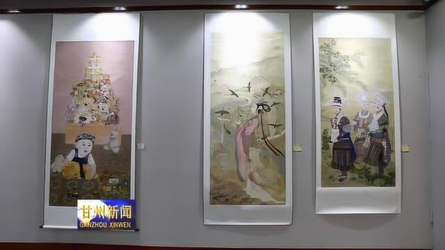 河西学院美术学院2019届优秀毕业作品展举行