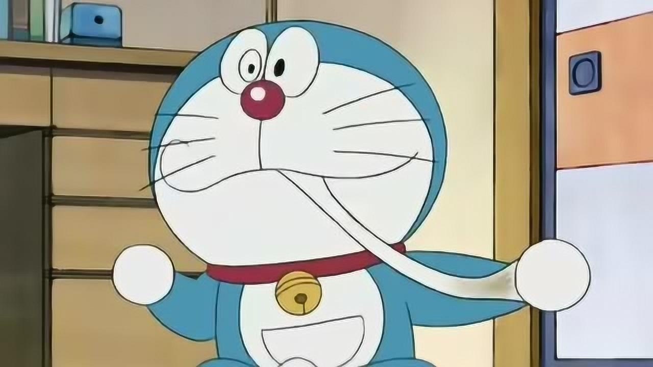 哆啦a梦:妈妈做的年糕太神奇,不仅能拉丝,还能用来打脸!